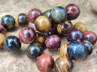 Hand Made Tigers Eye Bead Necklaces x 6 From South Africa