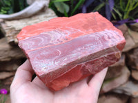 Natural Red Jasper Specimens x 2 From South Africa