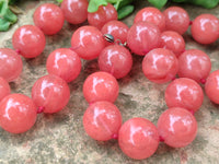 Hand Made Strawberry Quartz Bead Necklaces x 3 From China