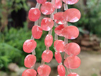 Hand Made Strawberry Quartz Bead Necklaces x 3 From China