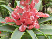 Hand Made Strawberry Quartz Bead Necklaces x 3 From China