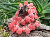 Hand Made Strawberry Quartz Bead Necklaces x 3 From China