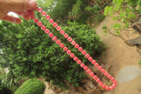 Hand Made Strawberry Quartz Bead Necklaces - Sold Per Item - From China