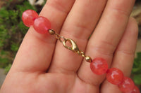 Hand Made Strawberry Quartz Bead Necklaces - Sold Per Item - From China