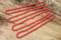 Hand Made Strawberry Quartz Bead Necklaces - Sold Per Item - From China