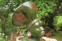 Hand Made Traditional African Woman Bust Sculpture x 1 From Zimbabwe