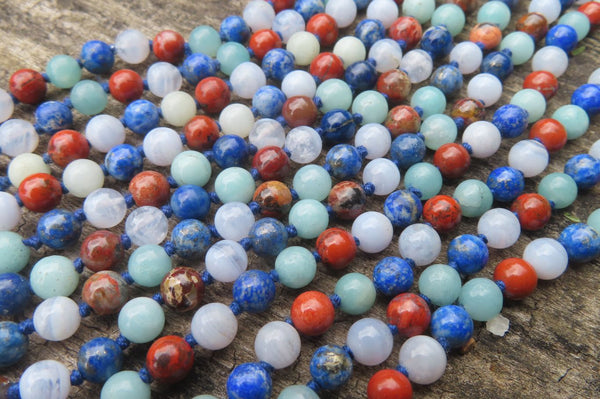 Hand Made Mixed Stone Bead Necklaces - Sold Per Item - From South Africa