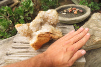 Natural Limonite Quartz Cluster x 1 From Solwezi, Zambia