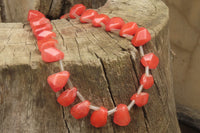 Hand Made Strawberry Quartz Bead Necklaces - Sold Per Item - From China