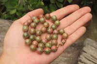 Polished Unakite Beaded Necklace - Sold Per Item - From South Africa