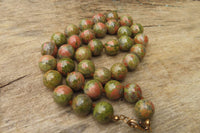 Polished Unakite Beaded Necklace - Sold Per Item - From South Africa