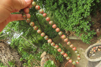 Polished Unakite Beaded Necklace - Sold Per Item - From South Africa