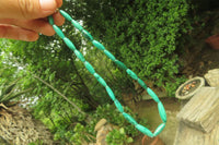 Hand Made Malachite Bead Necklaces x 4 From Congo