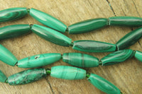 Hand Made Malachite Bead Necklaces x 4 From Congo