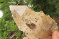 Natural Smokey Quartz Clusters x 4 From Luena, Congo