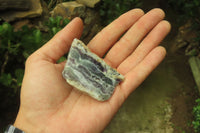 Polished On One Side Watermelon Fluorite x 24 From Uis, Namibia