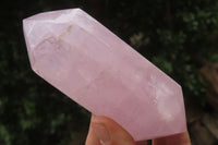 Polished Double Terminated Rose Quartz Points x 3 From Ambatondrazaka, Madagascar