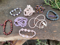 Hand Made Stone Bead Necklaces & Bracelets x 12 From China