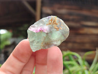 Natural Watermelon Fluorite Cobbed Specimens x 3 Kg Lot From Uis, Namibia