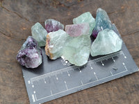 Natural Watermelon Fluorite Cobbed Specimens x 3 Kg Lot From Uis, Namibia