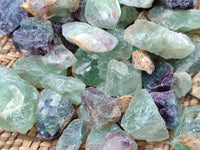 Natural Watermelon Fluorite Cobbed Specimens x 3 Kg Lot From Uis, Namibia