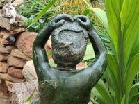 Hand Made Dancing Girl Stone Sculpture x 1 From Zimbabwe