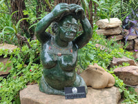 Hand Made Dancing Girl Stone Sculpture x 1 From Zimbabwe