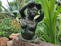 Hand Made Dancing Girl Stone Sculpture x 1 From Zimbabwe