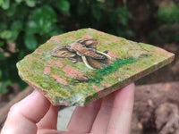 Hand Made Elephant Decoupage Stone Slabs x 6 From Southern Africa