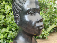 Hand Made Wonder Stone African Woman Sculpture x 1 From Zimbabwe