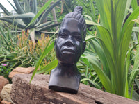 Hand Made Wonder Stone African Woman Sculpture x 1 From Zimbabwe