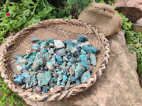 Natural Blue Shattuckite Cobbed Specimens x 2.4 Kg Lot From Kaokoveld, Namibia