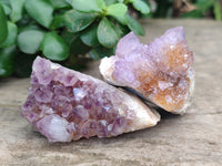 Natural Amethyst Spirit Quartz Clusters x 20 From Boekenhouthoek, South Africa