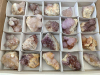 Natural Amethyst Spirit Quartz Clusters x 20 From Boekenhouthoek, South Africa