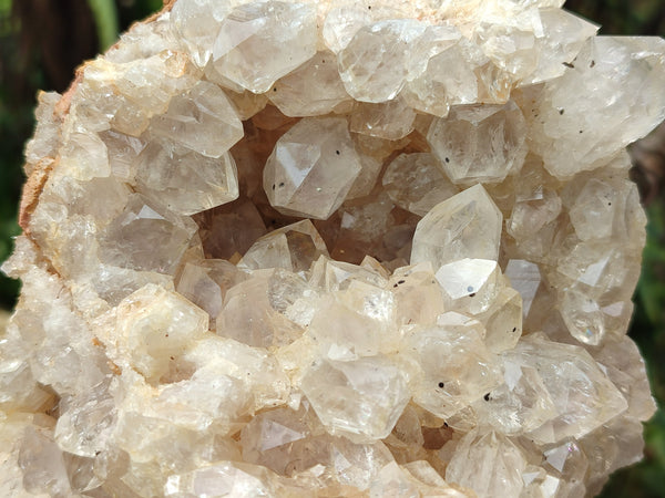 Natural Limonite Quartz Geodes x 3 From Solwezi, Zambia