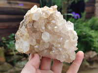 Natural Limonite Quartz Geodes x 3 From Solwezi, Zambia