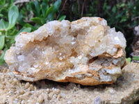 Natural Limonite Quartz Geodes x 3 From Solwezi, Zambia