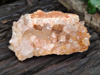 Natural Limonite Quartz Geodes x 12 From Solwezi, Zambia