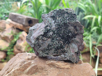 Natural Libethenite Crystals On Dolomite Matrix Specimens x 3 From Shituru, Congo