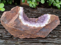 Natural Zululand Amethyst Geodes x 2 from Jozini, South Africa