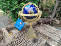 Polished Lapis Lazuli World Globe x 1 From China