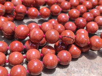 Polished Red Jasper Bead Necklace - Sold Per Item - From South Africa