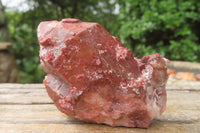 Natural Red Hematoid Quartz Clusters x 6 From Karoi, Zimbabwe