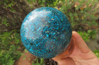 Polished Chrysocolla Conglomerate Sphere x 1 From Congo