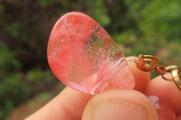 Hand Made Strawberry Quartz Bead Necklaces - Sold Per Item - From China