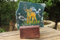 Hand Made Kudu Decoupage Stone Slabs - sold per item - From South Africa