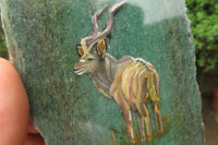 Hand Made Kudu Decoupage Stone Slabs x 6 From Southern Africa