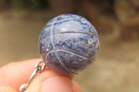 Hand Made Dumortierite Keyrings - sold per item - From Mozambique