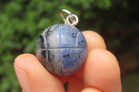 Hand Made Dumortierite Keyrings - sold per item - From Mozambique