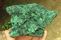 Natural Silky Malachite Specimens x 3 From Kasompe, Congo